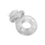 Anel Peniano Vibrador Bichinhos Transparente 