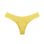 Calcinha Básica Lisa Fio Amarelo M (40)