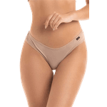 Calcinha Básica Lisa Fio Chocolate G (44)