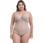 Calcinha Cos Alto Shape Chocolate M (42)