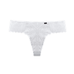 Calcinha Em Renda Fio Dental Branco 1206 P(40)