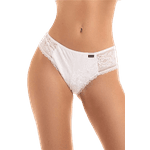 Calcinha Em Renda Fio Dental Branco 1206 P(40)