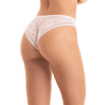 Calcinha Em Renda Tanga Branca 1207 GG (46)