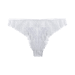 Calcinha Em Renda Tanga Branca 1207 GG (46)