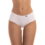 Calcinha Fio Conforto Cós Médio Branco 1202 P(40)