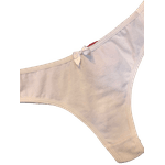Calcinha Fio Duplo Branco GG (46) 