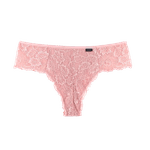 Calcinha Em Renda Fio Dental Rosa Perla P (40)