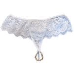 Calcinha Fio Rendada Tailandesa Branca U