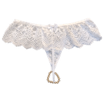 Calcinha Fio Rendada Tailandesa Branca U