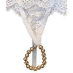 Calcinha Fio Rendada Tailandesa Branca U