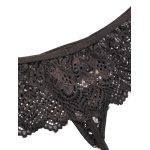 Calcinha Fio Rendada Tailandesa Preto U