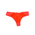 Calcinha Microfibra E Renda Laranja Flouor GG (46)