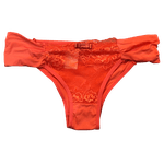 Calcinha Tanga Conforto Laranja P (40)