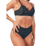 Calcinha Tanga Cor Preta Tam P (40)