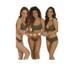 Calcinha Tanga Eco Modal 100% Preta 1209 G(44)