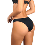 Calcinha Tanga Frente em Renda Preto G (44)