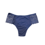 Calcinha Tanga Larga Com Lateral Em Renda M (42)