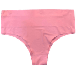 Calcinha Tanga Laser Cos Alto Rosa Pink M (42)