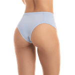 Calcinha Tanga Lisa Cós Médio Azul Frozen 1201 P (40)