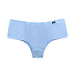 Calcinha Tanga Lisa Cós Médio Azul Frozen 1201 P (40)