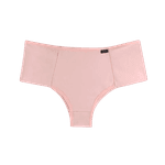 Calcinha Tanga Lisa Cos Médio Rosa perla 1201 GG(46)