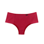 Calcinha Tanga Lisa Cós Médio Vermelho Desejo 1202 GG (46)