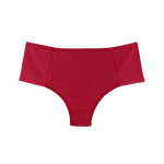 Calcinha Tanga Lisa Cós Médio Vermelho Desejo 1202 GG (46)