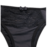 Calcinha Tanga Mic.Renda Preto M (42)