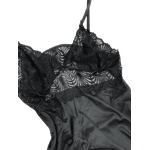 Camisola Com Calcinha Sem Bojo Preto G (44)