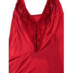 Camisola De Poliamida Vermelha