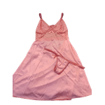 Camisola Com Calcinha Rosa Bebê M