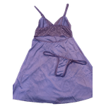 Camisola Com Calcinha Lílas GG