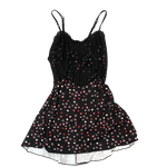 Camisola Sem Bojo Estampada Preta M (42)