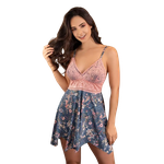 Camisola Sem Bojo Estampada Rosa Perla G (44)