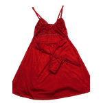 Camisola Com Calcinha Vermelho GG