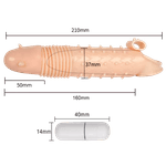 Capa Peniana Com Cerdas Massageadoras