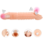 Capa Peniana Com Cerdas Massageadoras