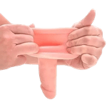 Capa Peniana Em Cyber 18,5X4CM Beje