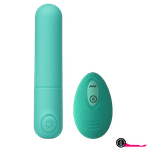 Cápsula Vibratória Revestida Em Silicone Liquido Com Controle Remoto