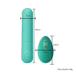 Cápsula Vibratória Revestida Em Silicone Liquido Com Controle Remoto