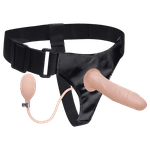 Cinta Com Penis Inflavel 17,5 X 3,8CM