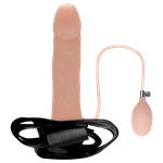 Cinta Com Penis Inflavel 17,5 X 3,8CM