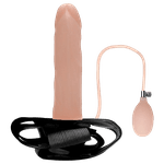 Cinta Com Penis Inflavel 17,5 X 3,8CM