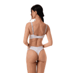 Conjunto Com Bojo E Calcinha Fio Conforto Branco M/42