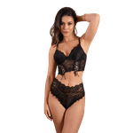 Conjunto Cropped Com Bojo Preto GG (46)