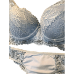 Conjunto Em Renda Com Bojo Fio Frozen P (40)