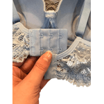 Conjunto Em Renda Com Bojo Fio Frozen P (40)