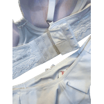 Conjunto fio Micro e Renda Com bojo Soft Branco M (42)