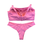 Conjunto Microfibra To Fio Rosa Pantera M(42)