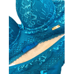 Conjunto Renda Azul Turquesa M(42)